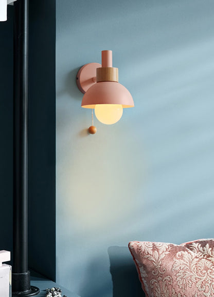 IWP Modern Color Wood Sconce Wall Light