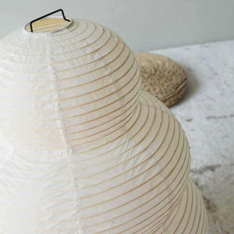 Japanese Wabi-sabi Paper Lantern Tripod Floor Lamp