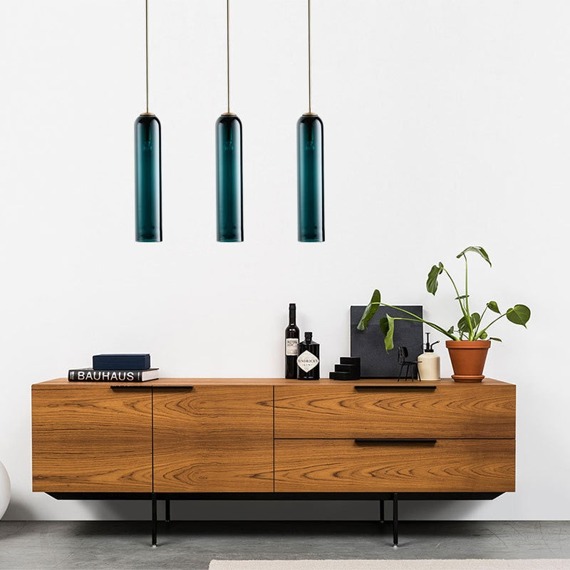 IWP Minimalist Slim Cylinder Pendant Light