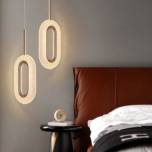 Modern Creative Gold Comb LED Pendant Light