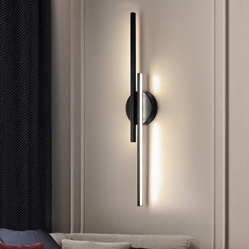 Modern LED Double Strips Wall Light