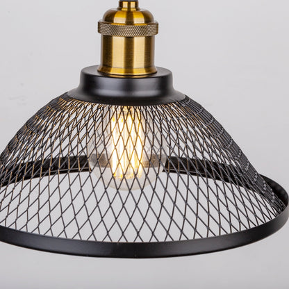 Noel Vintage Industrial Mesh Metal Chandelier