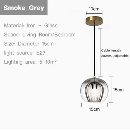 Sano Nordic Design Modern 2-layer Glass Pendant Light