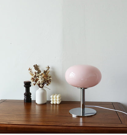 Macaron Trichromatic Glass Table Lamp