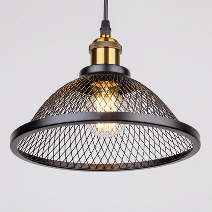 Noel Vintage Industrial Mesh Metal Pendant Light