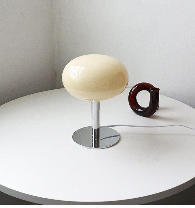 Macaron Trichromatic Glass Table Lamp