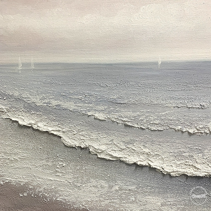 The Wave Collection C02 Handmade Oil Painting (Unframed)