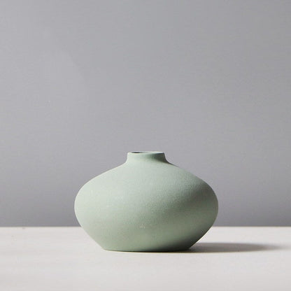 Morandi Minimal Matte Ceramic Vase