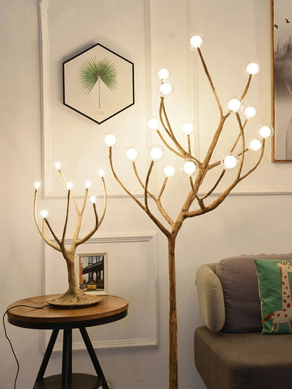 Nordic Resin Iron Tree Branch Floor Lamp