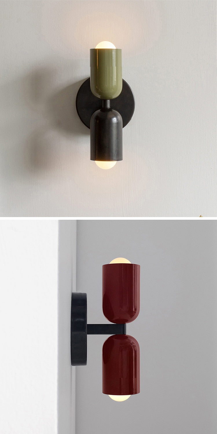 Difano Nordic Mixed Color Sconces Wall Light