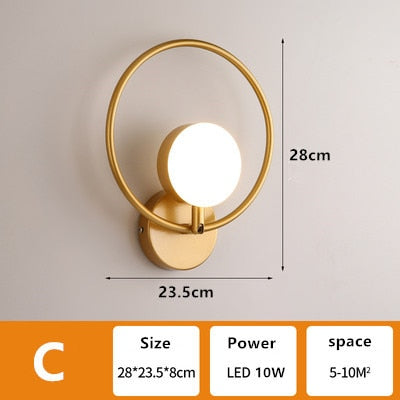 Luxury Modern Globe Wall Lamp