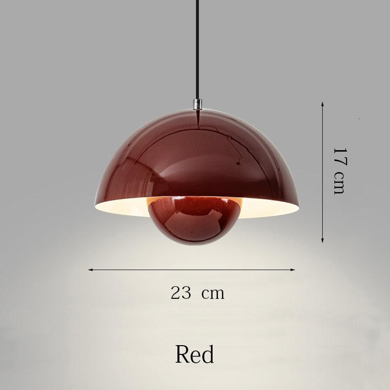 Nordic Minimalist Color Bud Pendant Light