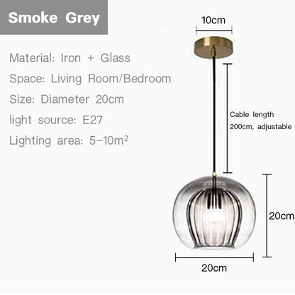 Sano Nordic Design Modern 2-layer Glass Pendant Light