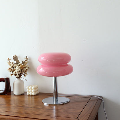 Macaron Trichromatic Glass Table Lamp