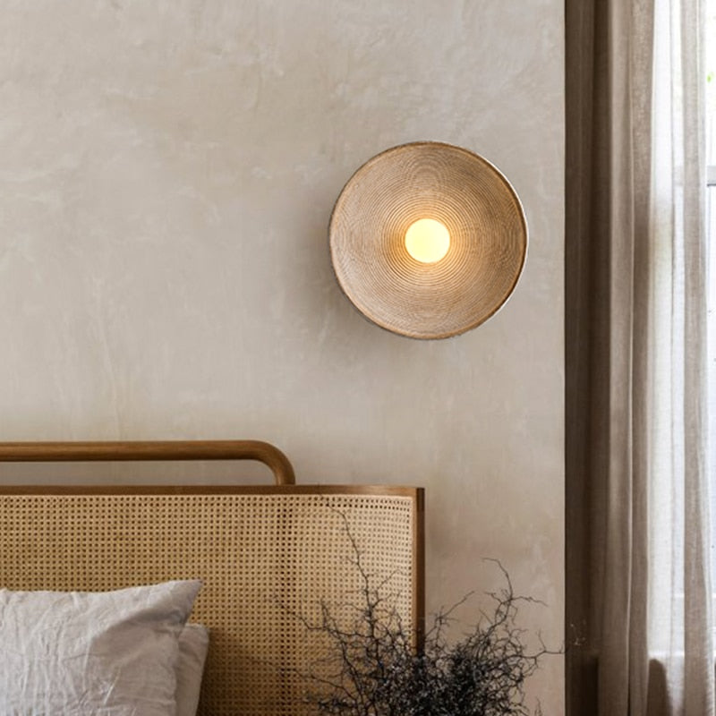 Retro Japanese Wabi Sabi Wall Lamp