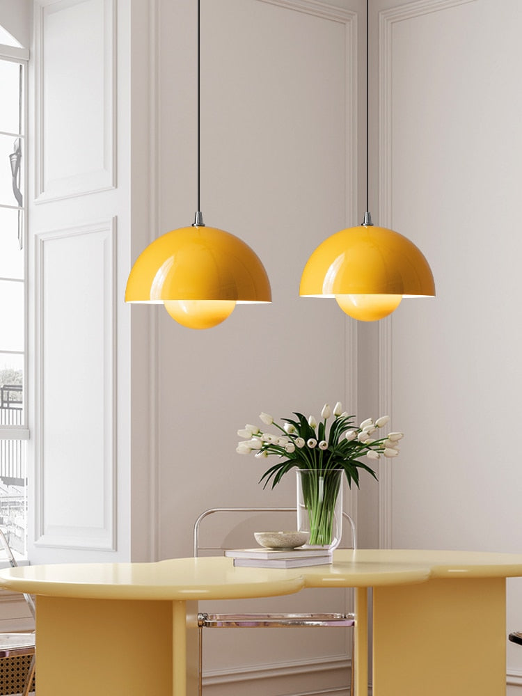 Nordic Minimalist Color Bud Pendant Light