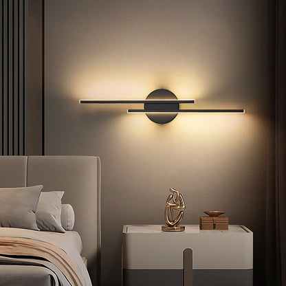 Modern LED Double Strips Wall Light