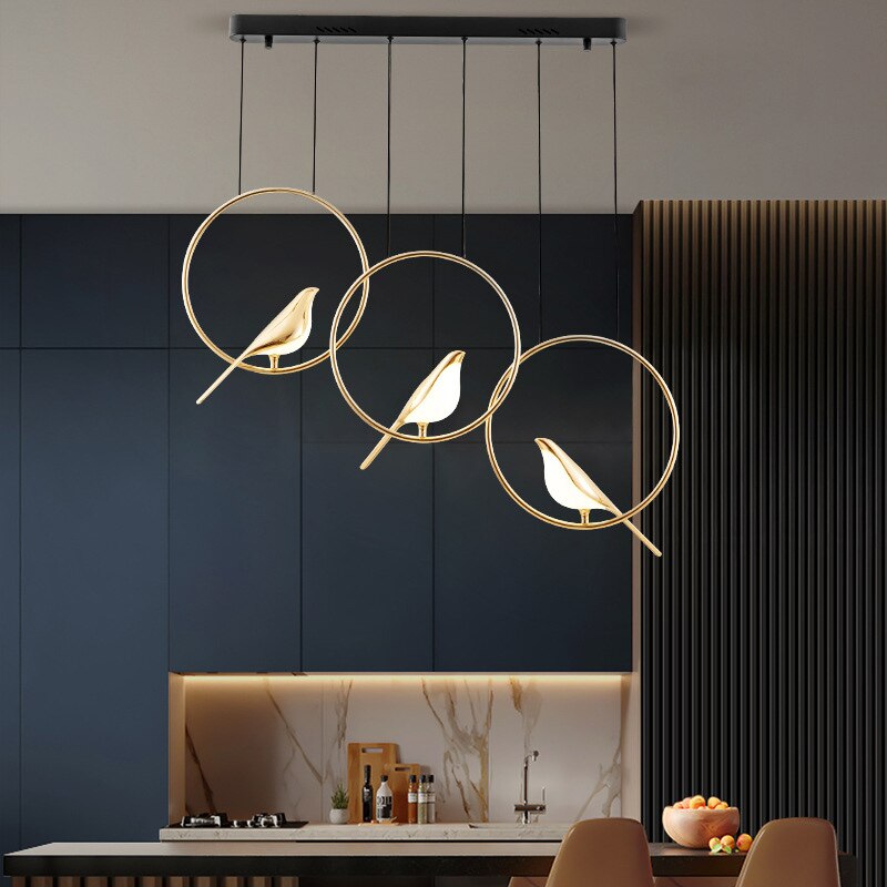 Modern Birdy LED Ceiling Chandelier