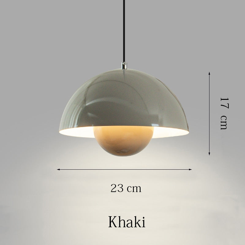 Nordic Minimalist Color Bud Pendant Light