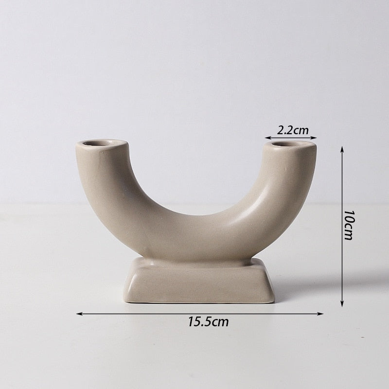 Nordic Design Concrete Candlestick Concrete