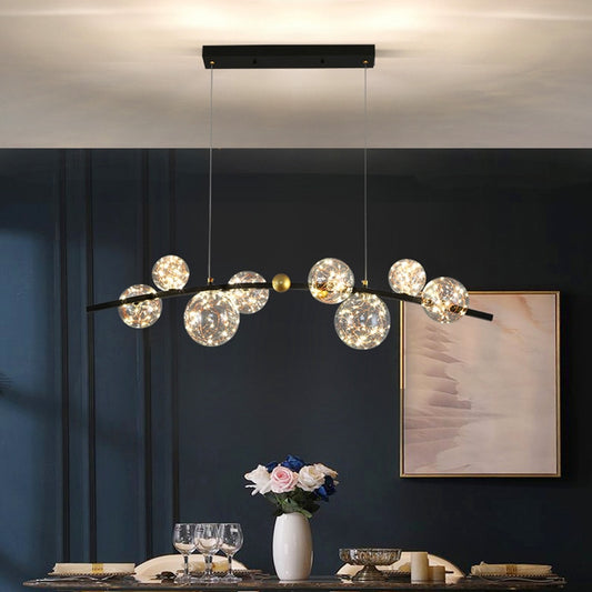 NoEn Nordic Starlight Globes Chandelier