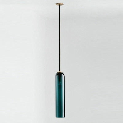 Wady Nordic Modern Slim Cylinder Glass Pendant Light