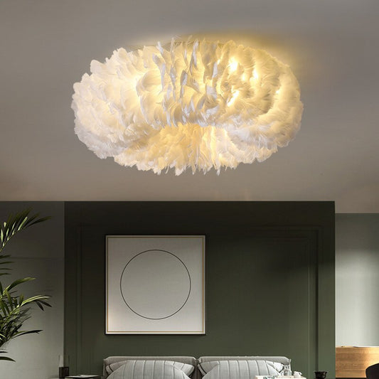 New Cloud Feather Chandelier