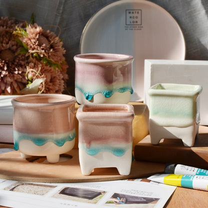 Nordic Glaze Creative Mini Planter