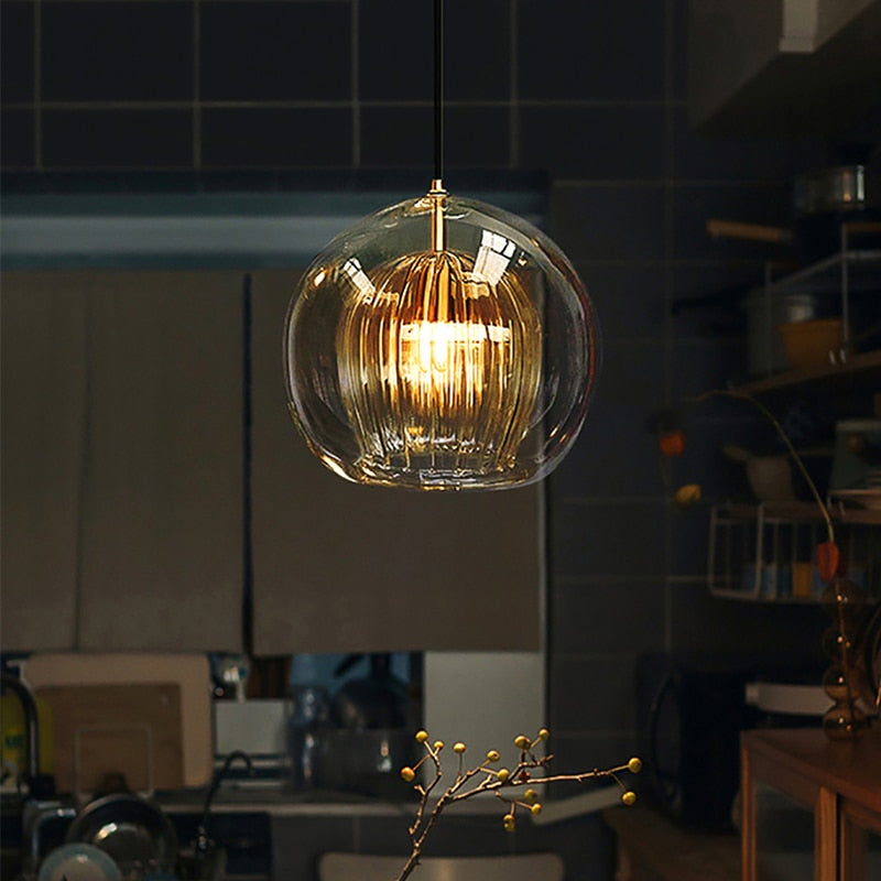 Sano Nordic Design Modern 2-layer Glass Pendant Light