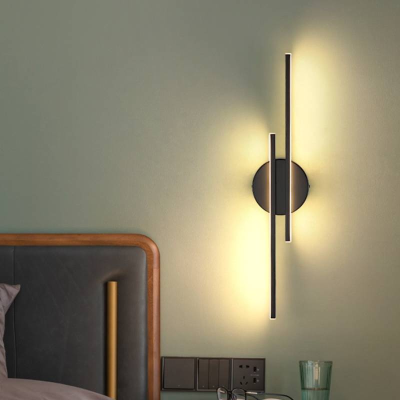 Modern LED Double Strips Wall Light