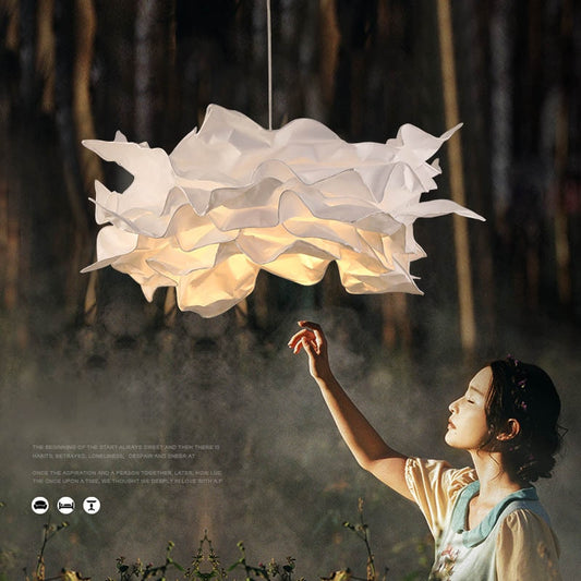 Handmade Recycled Paper DIY Cloud Pendant Light