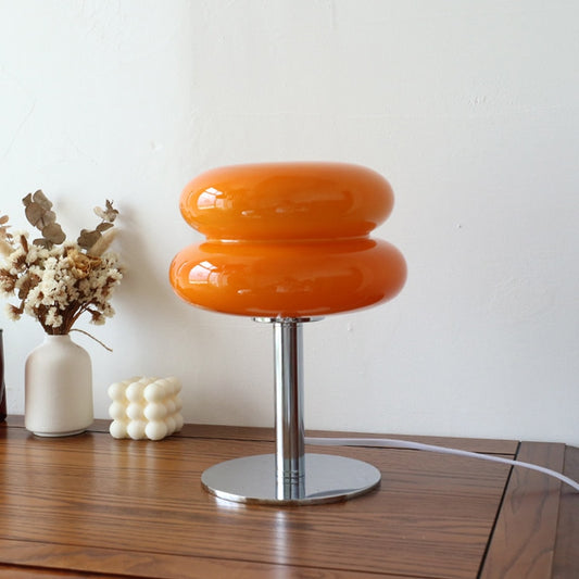 Macaron Trichromatic Glass Table Lamp