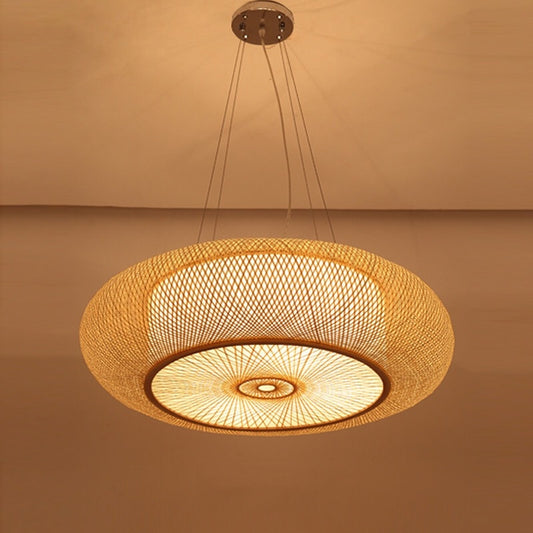 Bamboo Pendant Lights for Living Room Chinese Style Hanging Light Cover Bedroom Pendant Lamps Kitchen Home Decor