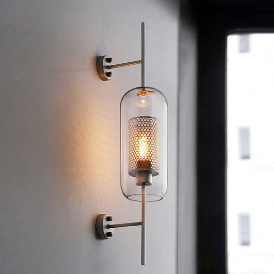 IWP Modern Industrial Glass Wall Lamp
