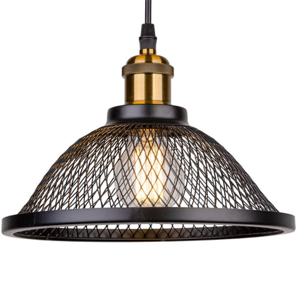 Noel Vintage Industrial Mesh Metal Pendant Light