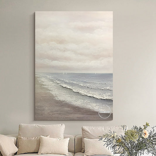 The Wave Collection C02 Handmade Oil Painting (Unframed)