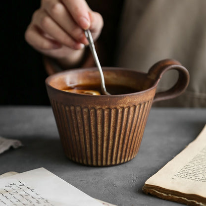 Handmade Retro Ceramic Coffee Mug