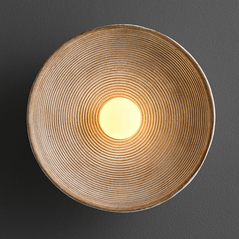 Retro Japanese Wabi Sabi Wall Lamp