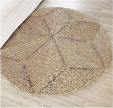 Jute Braided Rug, Round Natural, Hand Woven Reversible Rugs